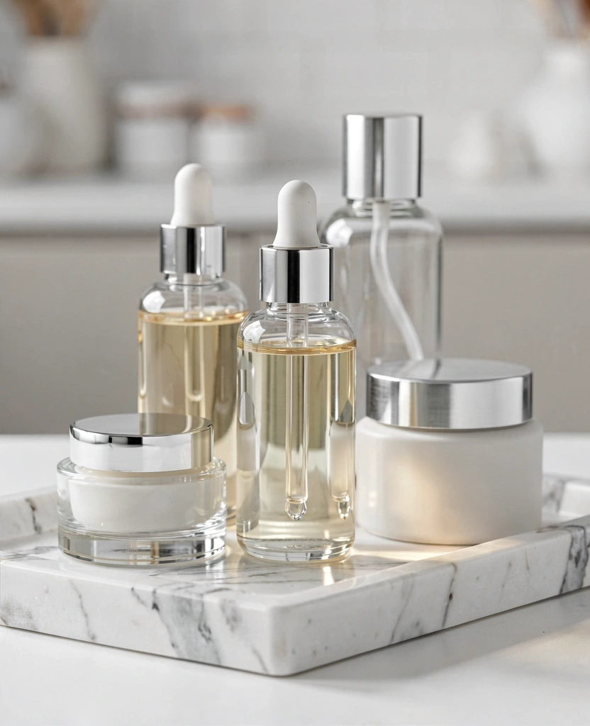 High-end skincare products